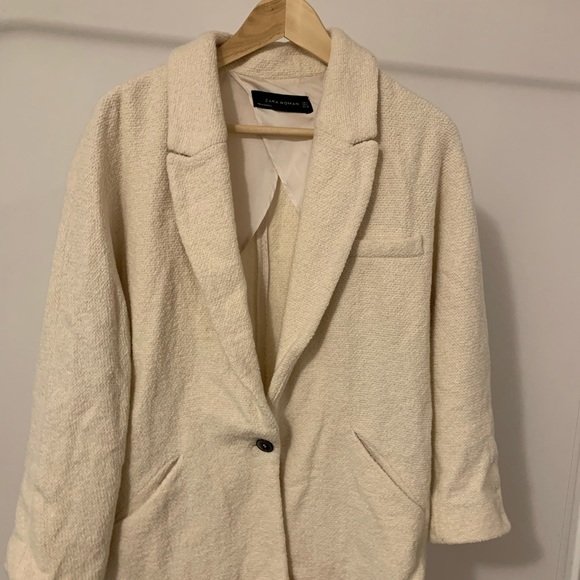 Zara Beige Blazer - Picture 2 of 6